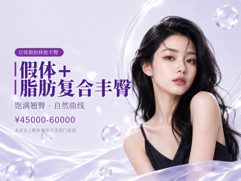假体 + 脂肪复合丰臀