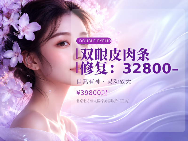 双眼皮肉条修复：32800–