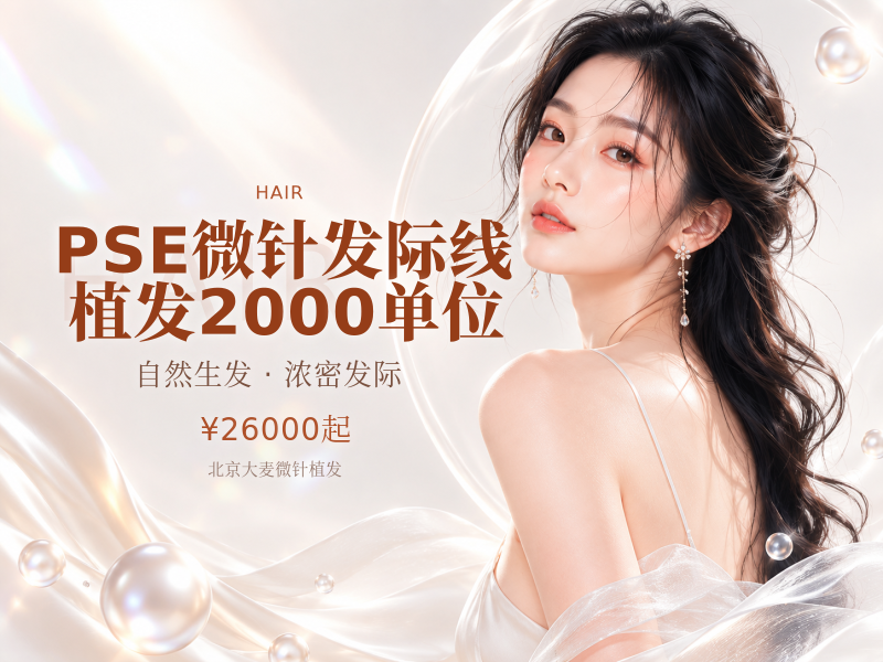 PSE微针发际线植发（剃发）2000单位