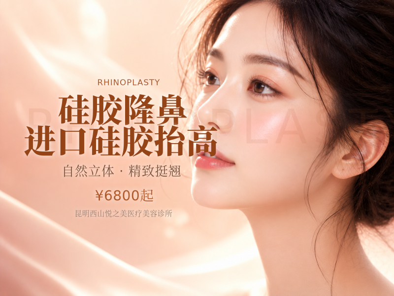 硅胶隆鼻/进口硅胶/抬高