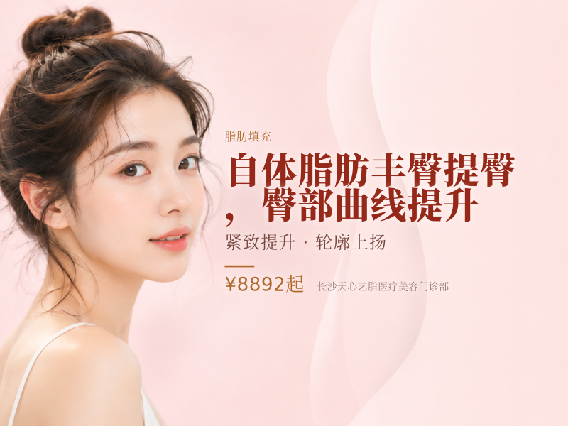 自体脂肪丰臀提臀，臀部曲线提升