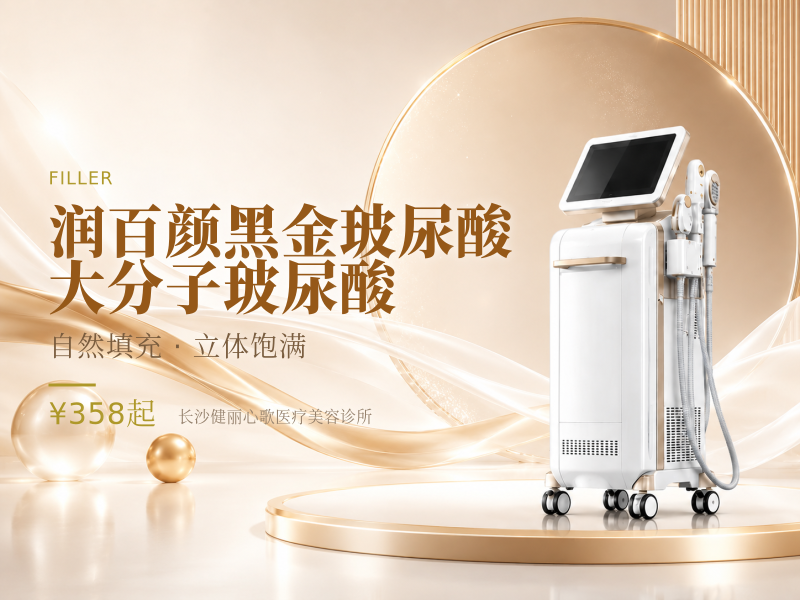 润百颜黑金玻尿酸 大分子玻尿酸