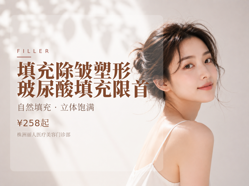 填充除皱塑形 玻尿酸填充 限首