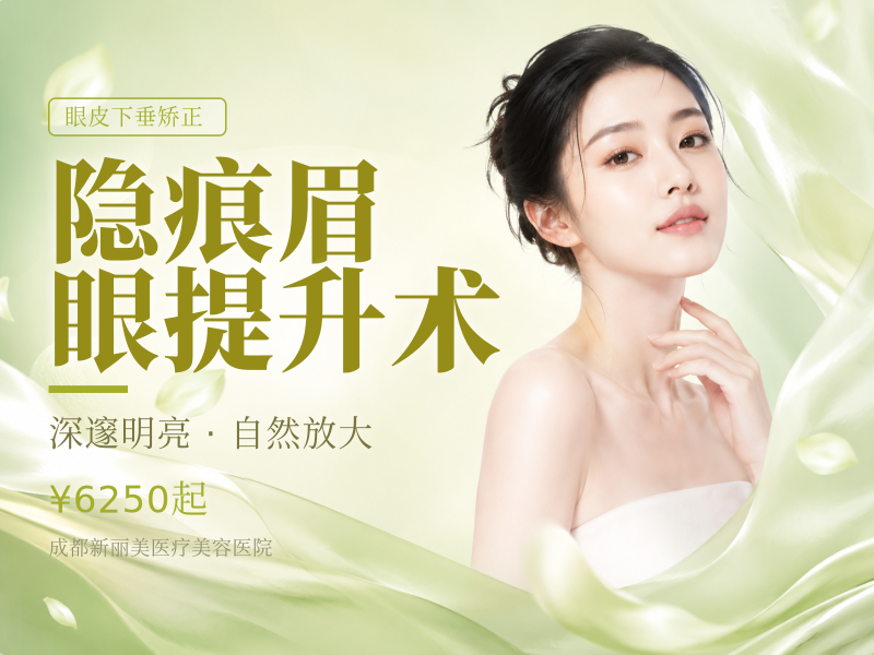 隐痕眉眼提升术（眉下切口，改善上睑松弛、上睑下垂）