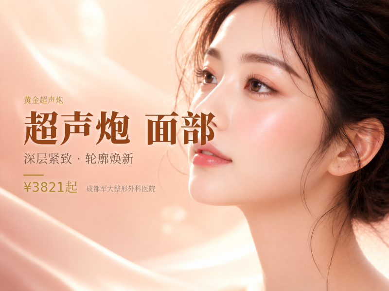 不限发数畅打★黄金超声炮面部紧致提升 + 钻石超塑下颌缘｜赠胶原