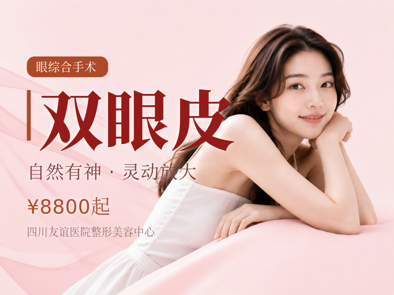 [眼部整形套餐] 切开双眼皮 + 去脂去皮 三甲整形 四级资质
