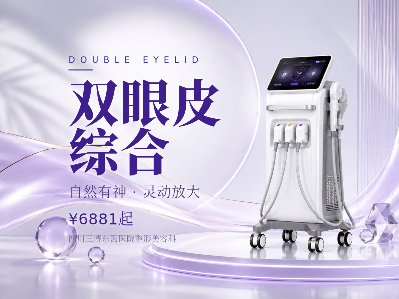 眼部综合 全切双眼皮 + 去皮 + 去脂 - LP 三级综合医院