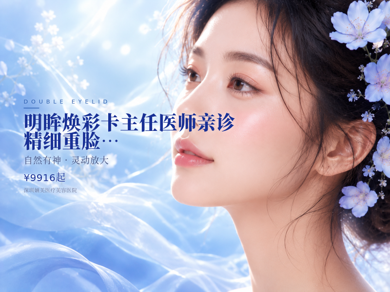明眸焕彩卡主任医师亲诊|精细重脸术+五段式缝