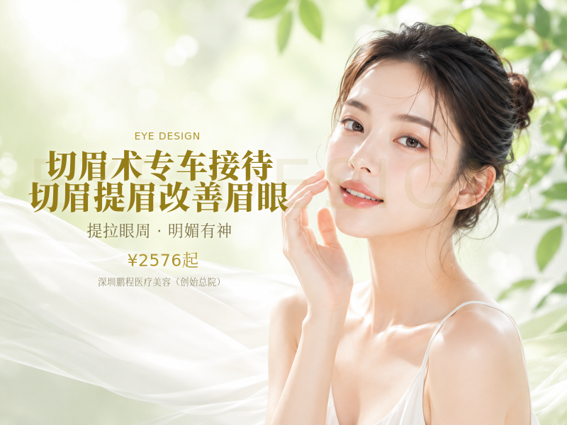 切眉术专车接待切眉提眉改善眉眼