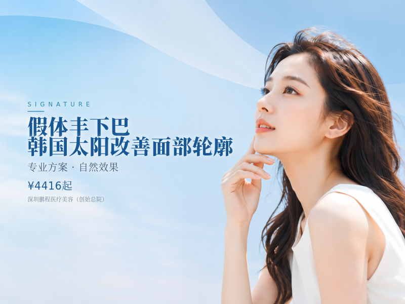 假体丰下巴|韩国太阳改善面部轮廓