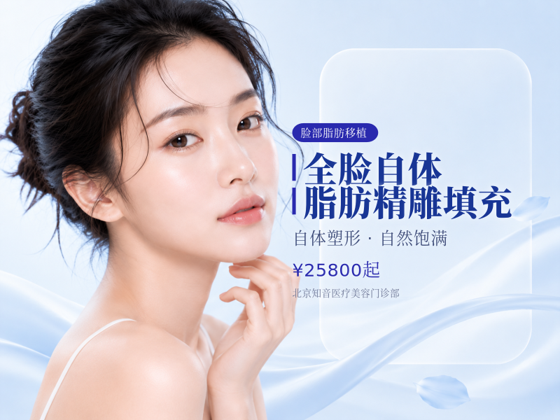 全脸自体脂肪精雕填充