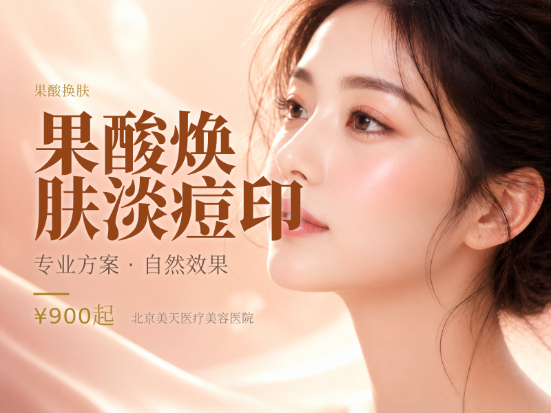 果酸焕肤淡痘印