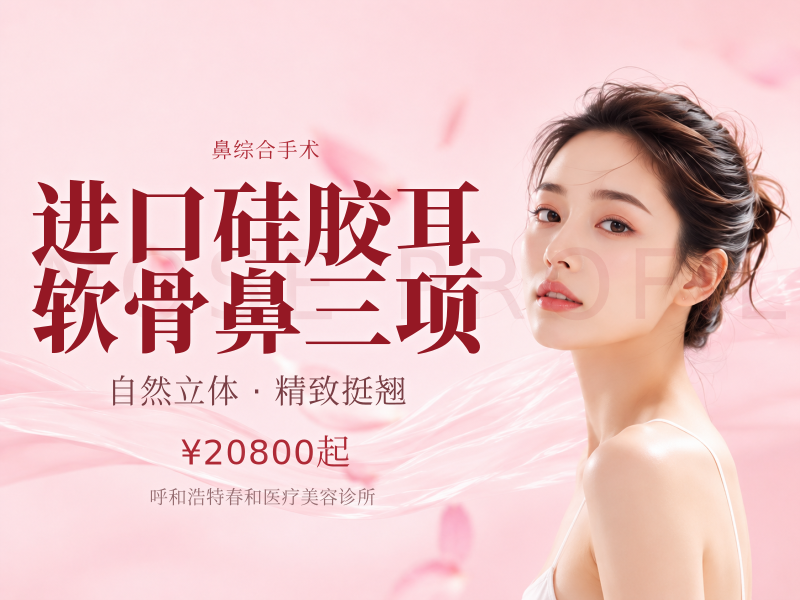 进口硅胶耳软骨鼻三项
