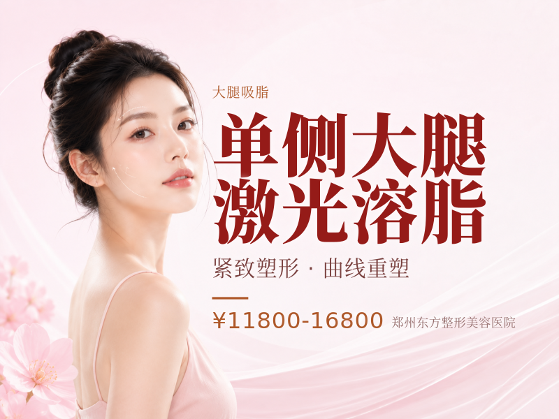 单侧大腿激光溶脂