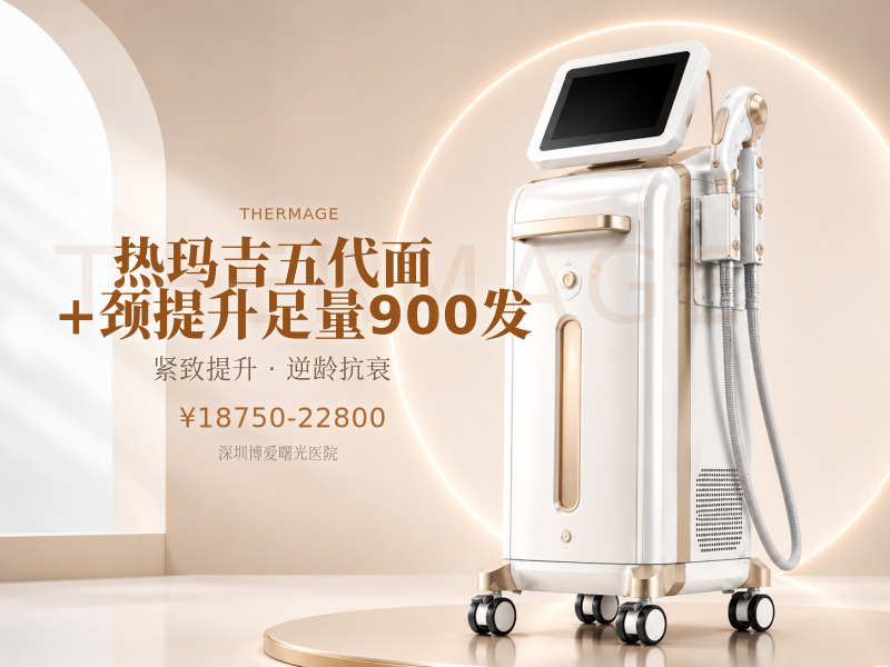 热玛吉五代面+颈提升足量900发