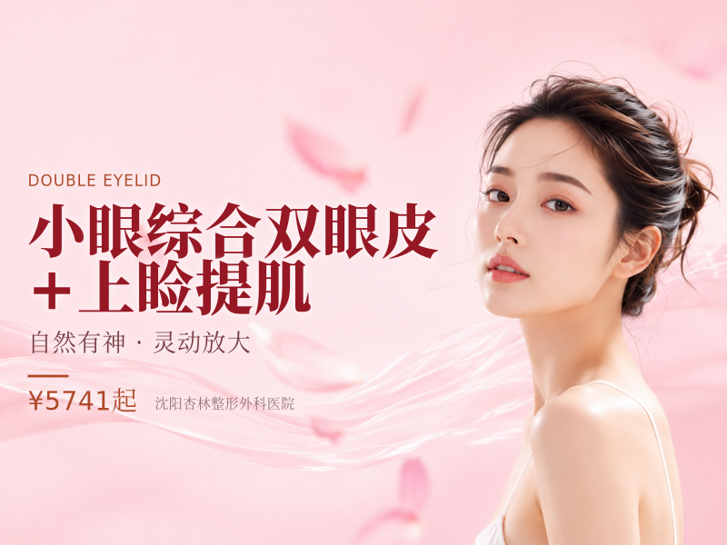 小眼综合 双眼皮+上睑提肌（轻度）