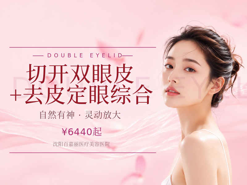 切开双眼皮+去皮定眼综合