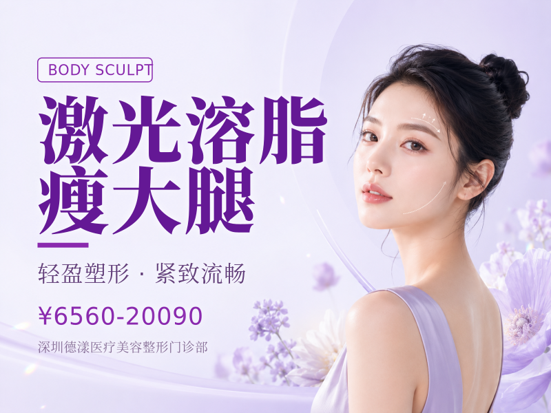 激光溶脂瘦大腿