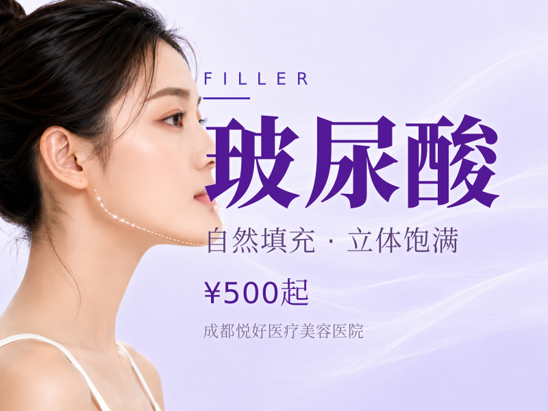 润百颜白紫玻尿酸1ml 小分子玻尿酸 正品足量