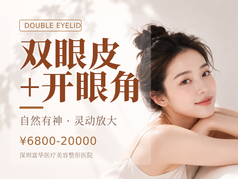 双眼皮+开眼角
