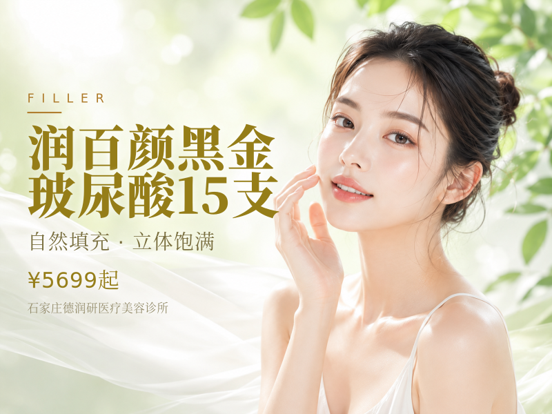 润百颜黑金玻尿酸15支