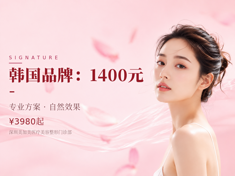 韩国品牌（伊婉V、伊婉致柔/致美等）：1400元 -