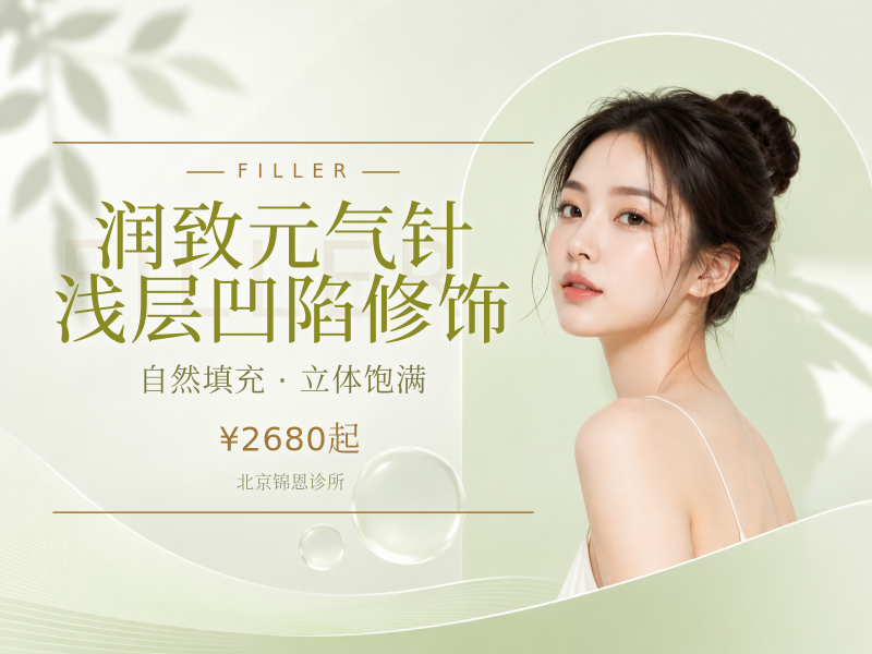 润致元气针浅层凹陷修饰
