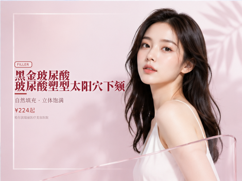 黑金玻尿酸 玻尿酸塑型太阳穴/下颏
