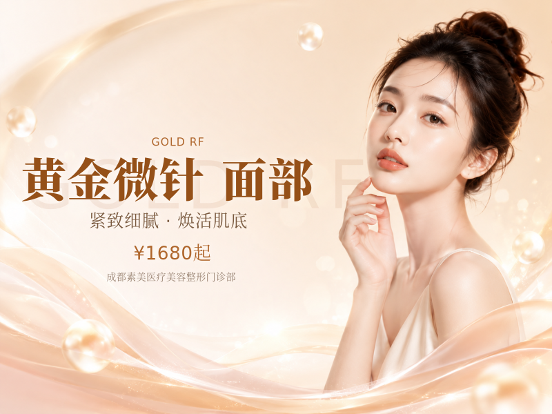 【逆时光黄金微针】全面部+眼周+下颌缘 问题肌改善毛孔/痘坑痘印