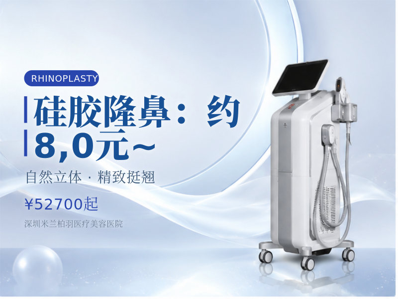 硅胶隆鼻：约 8,0元 ~