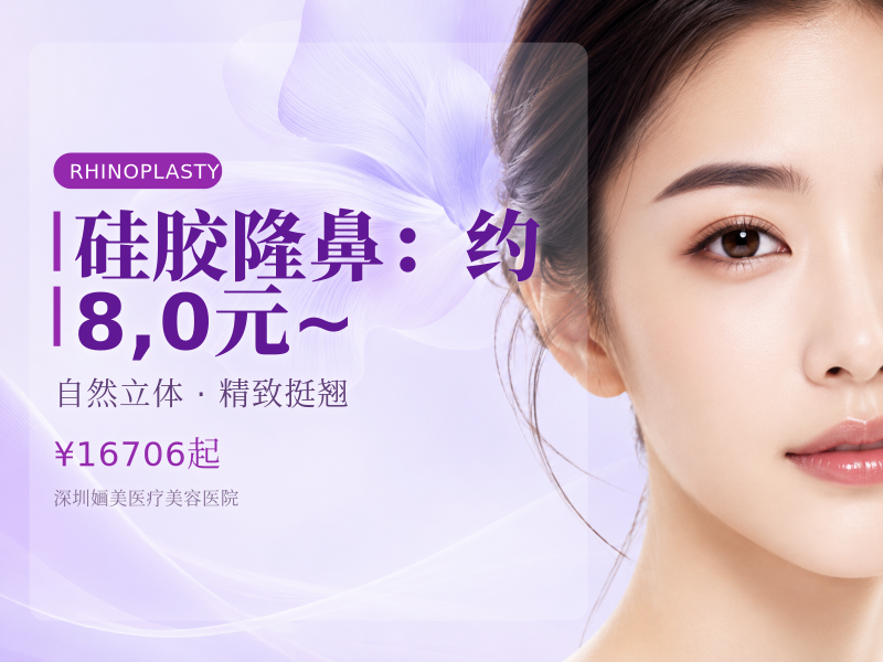 硅胶隆鼻：约 8,0元 ~