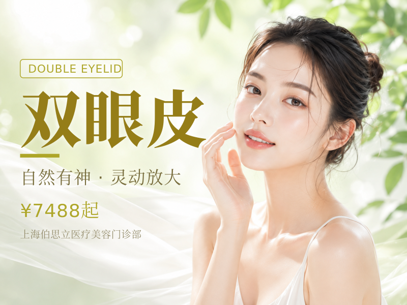切开双眼皮 改善内双 大小眼 一单一双