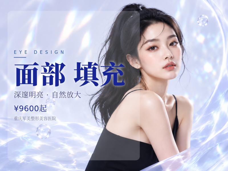CHA珊瑚骨眉弓【固态骨性面部填充】适用眼神矫正/眉间距调整/扁平脸矫正