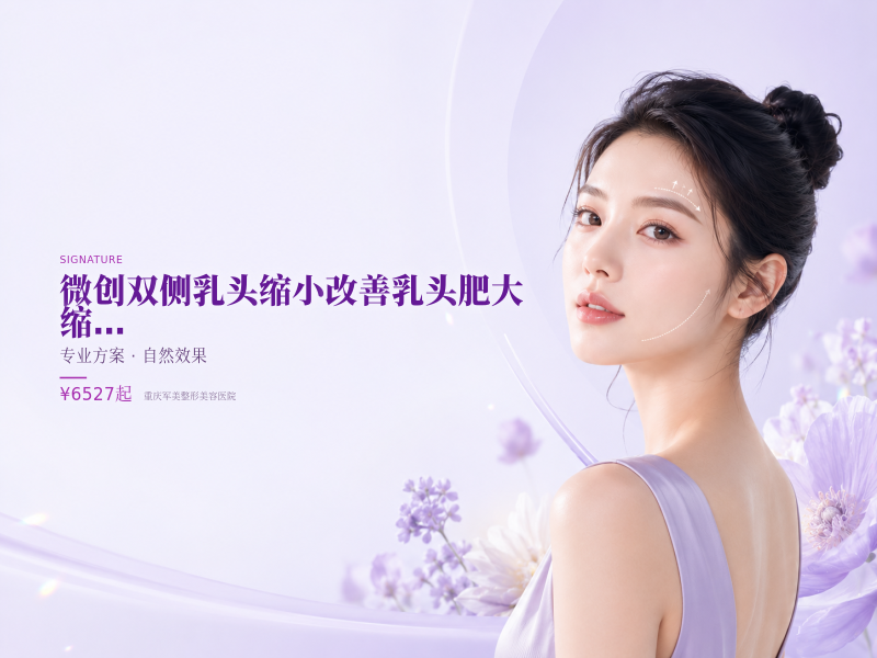 微创双侧乳头缩小改善乳头肥大/缩短2CM内适用/超出建议私信