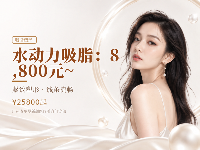 水动力吸脂（腰腹）：8,800元 ~