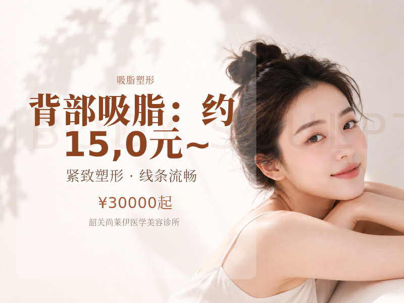 背部吸脂：约 15,0元 ~