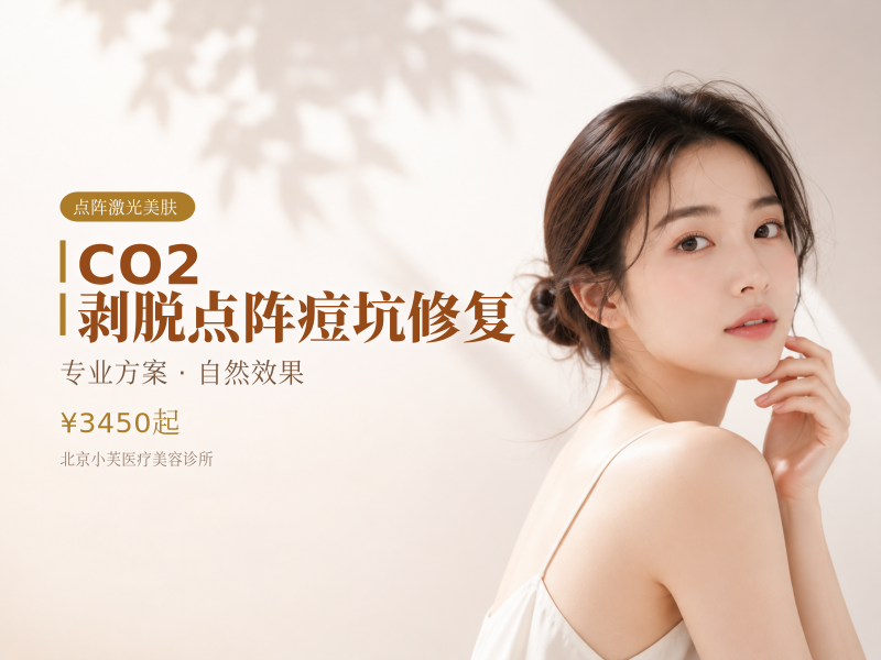 CO2 剥脱点阵痘坑修复