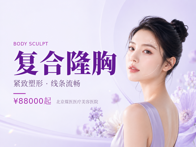 复合隆胸（假体 + 自体脂肪同步塑形）