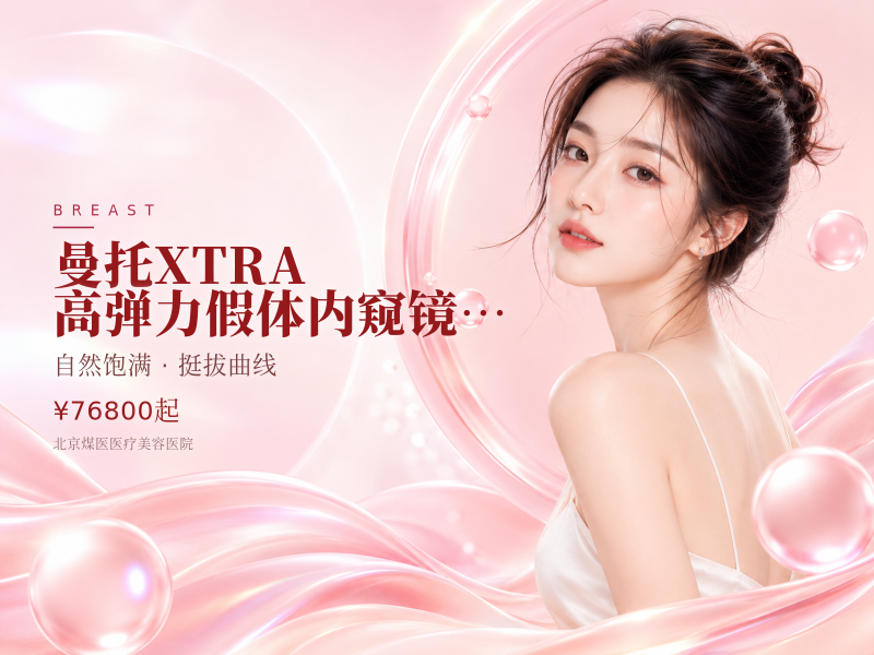 曼托 XTRA 高弹力假体内窥镜隆胸