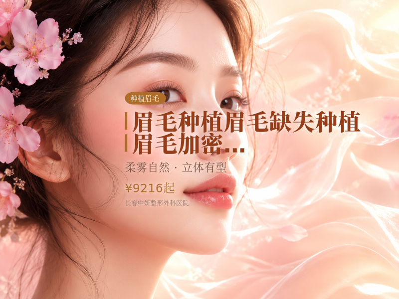 眉毛种植|眉毛缺失种植|眉毛加密|可预约面诊