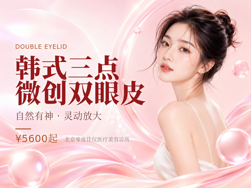 韩式三点微创双眼皮