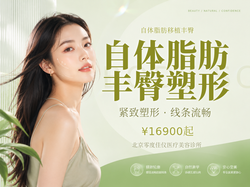 自体脂肪丰臀塑形