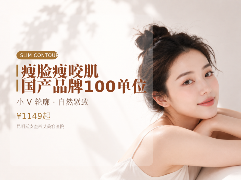 瘦脸瘦咬肌 国产品牌 100单位