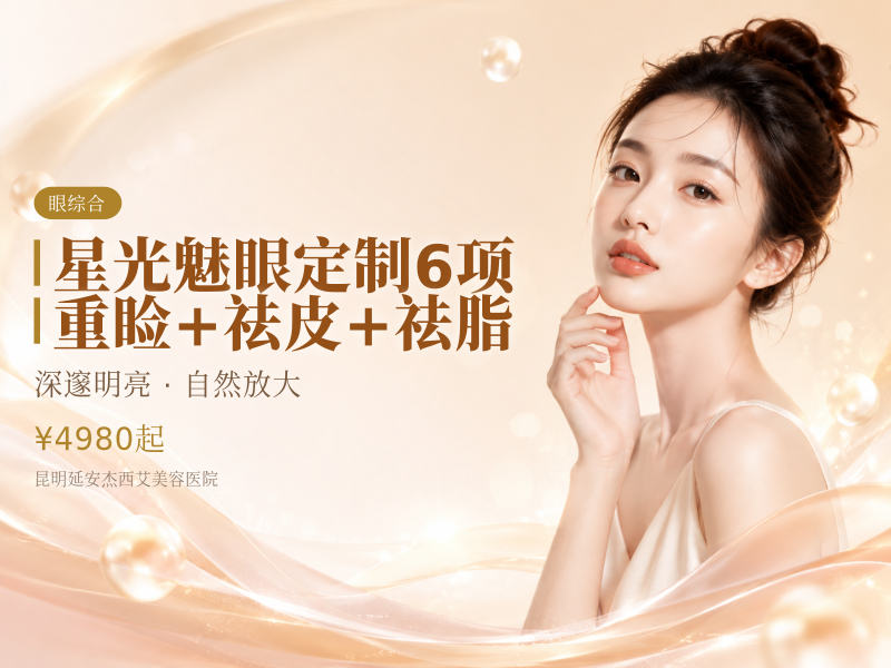 星光魅眼定制6项|重睑+祛皮+祛脂