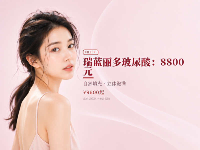 瑞蓝丽多玻尿酸：8800 元