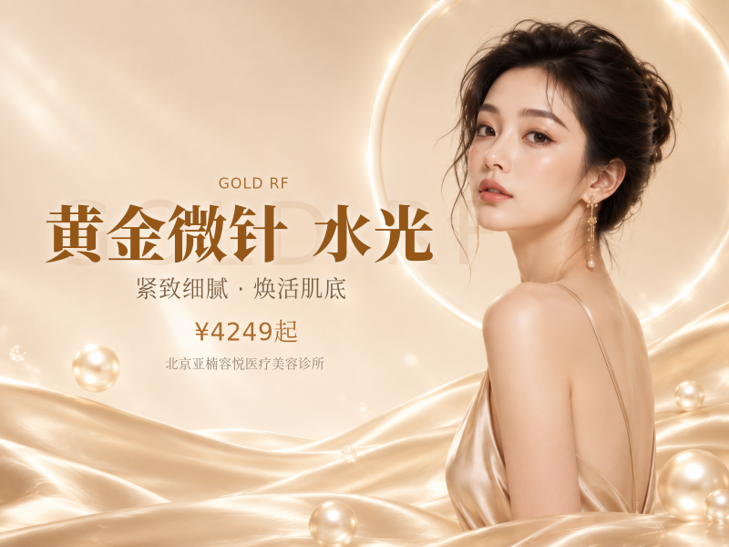 半岛黄金微针 + 可丽金星光修护水光