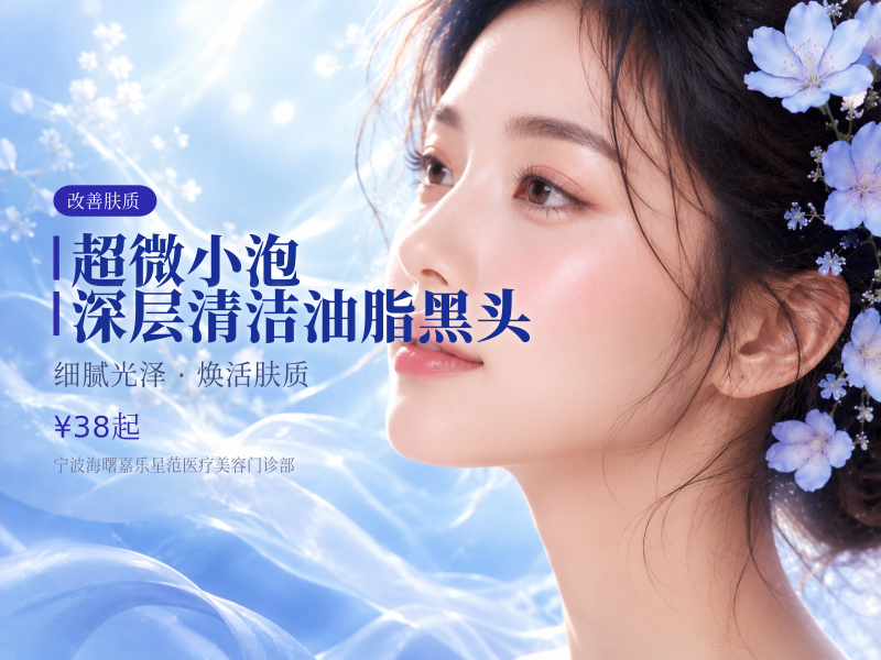 超微小泡 | 深层清洁油脂黑头