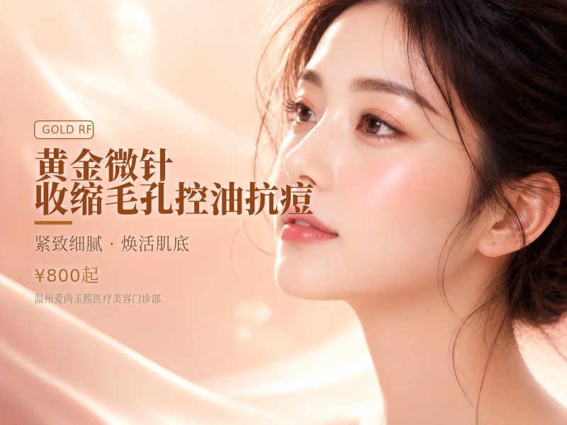 黄金微针 | 收缩毛孔控油抗痘