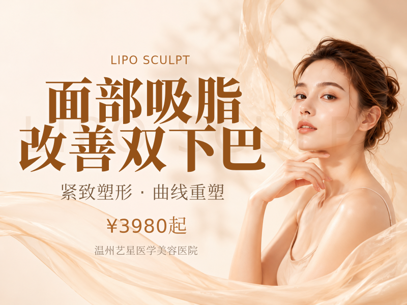 面部吸脂改善双下巴