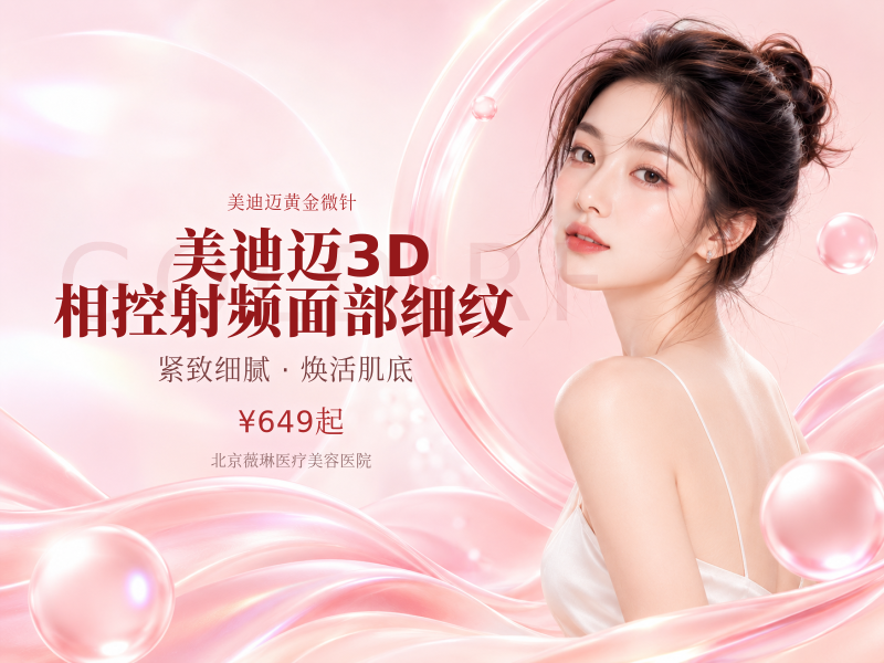 美迪迈 3D 相控射频｜面部细纹